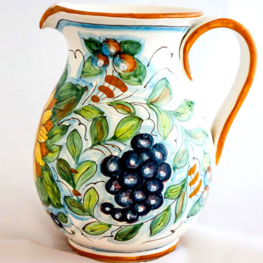 Jug - Sunflowers and Grape