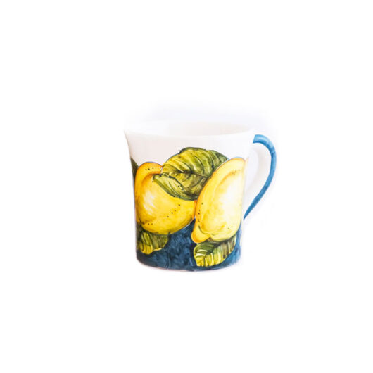 Bicchiere - Decoro Limoni Blu