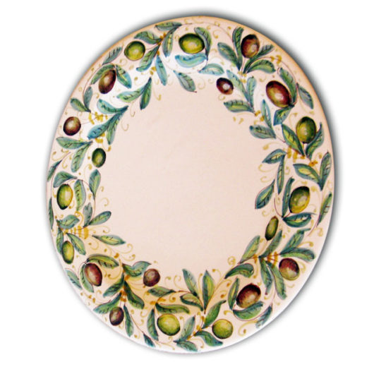 Sottopiatto - Servito decoro Olive