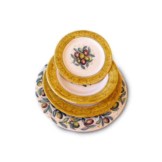 Piatto frutta - Servito decoro Olive