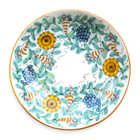 Bowl - Sunflowers and grape