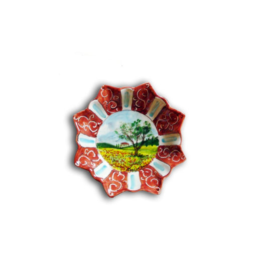 Ciotola stella - Paesaggio toscano
