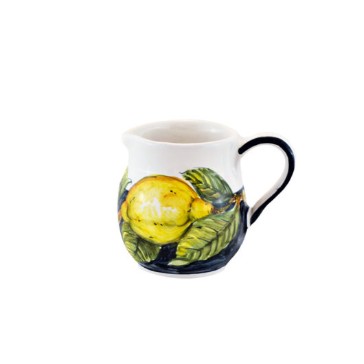 Lattiera - Decoro Limoni Blu