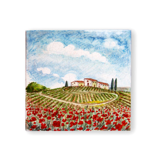 Piastrella - serie Paesaggio Toscano
