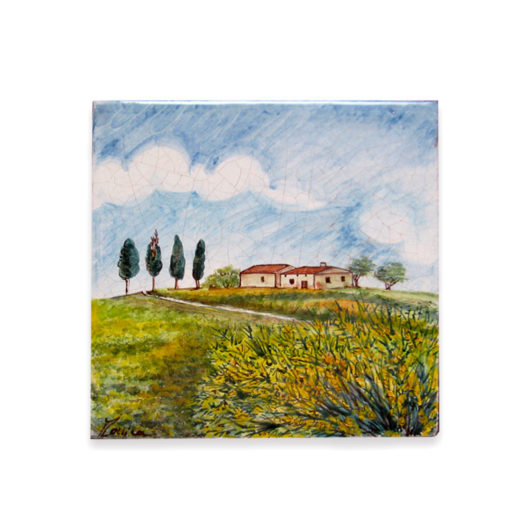 Piastrella - serie Paesaggio Toscano