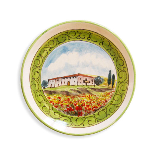 Plate - Tuscan Landscape