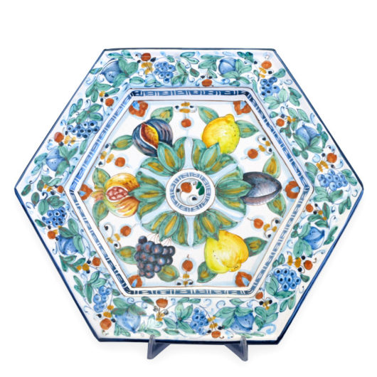 Hexagonal plate - Pears