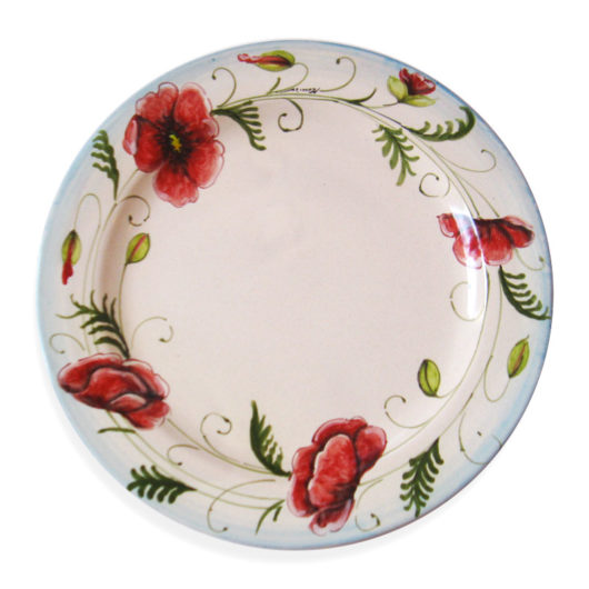 Sottopiatto - Decoro Papaveri