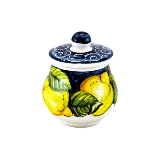 Zuccheriera - Decoro Limoni Blu