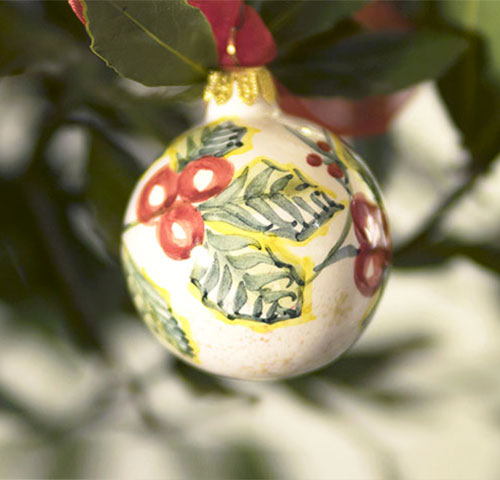Christmas ball - Agrifoglio ∅ 6cm
