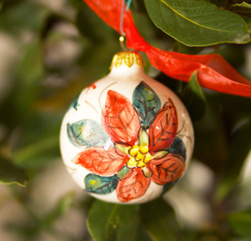 Christmas ball - Stella di Natale ∅ 6cm