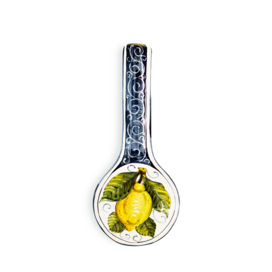 Poggiamestolo - Decoro Limoni blu