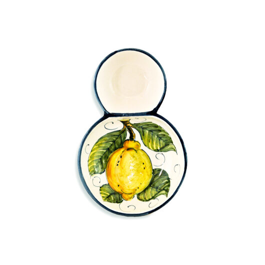 Portaolive doppio - Limoni blu