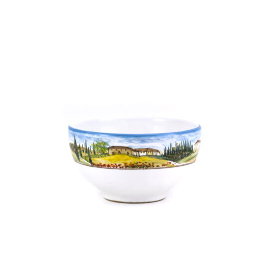 Tazza cereali - Decoro Paesaggio Toscano