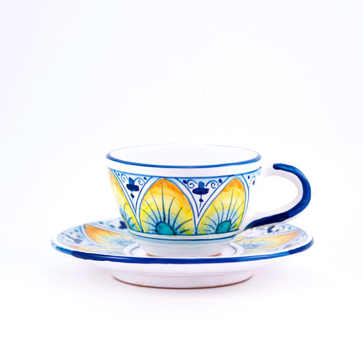 Tazza da tè con piatto - Montelupo_1