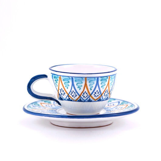 Tazza da tè con piatto - Montelupo_2