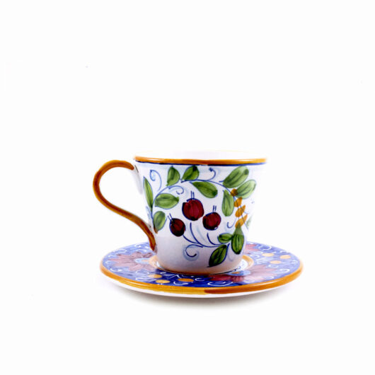 Tazza cappuccino con piatto - Decoro Veneto