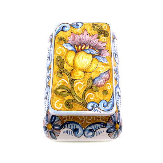 Scatola grande rettangolare - Fiori gialli