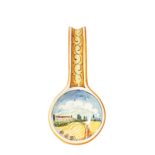 Poggiamestolo - Paesaggio toscano arancione