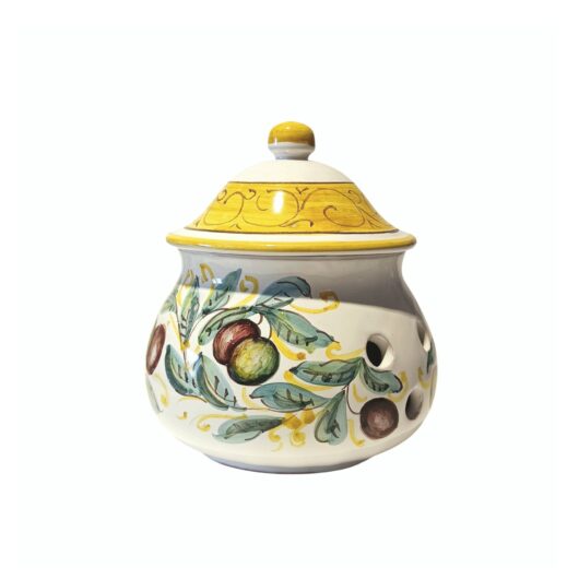 Porta aglio - Decoro Olive