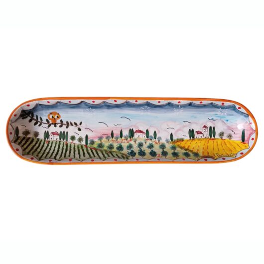 Portabruschette - Decoro Paesaggino