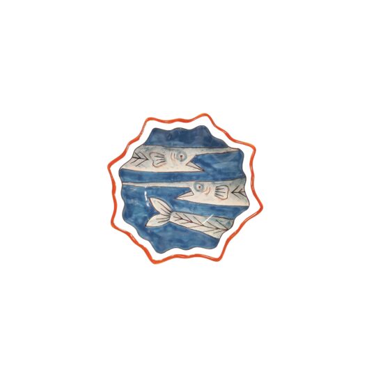 Ciotola stella - decoro Acciughe