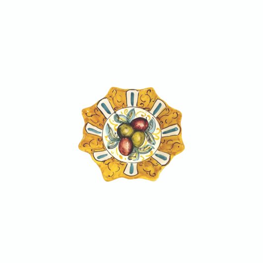 Ciotola stella - decoro Olive