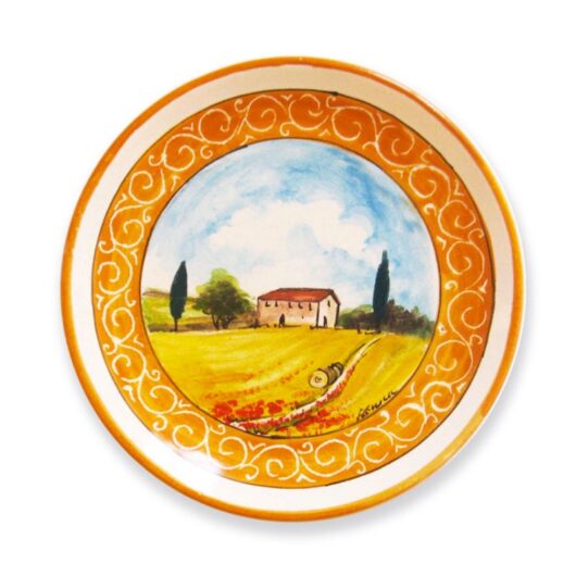 Plate - Tuscan landscape