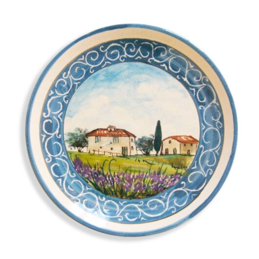 Plate - Tuscan landscape