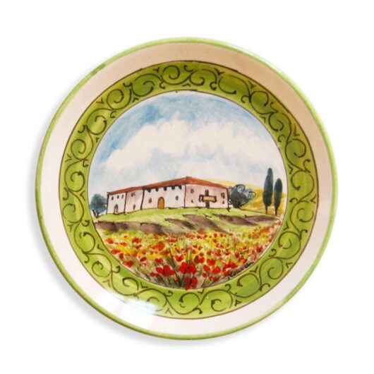 Plate - Tuscan landscape