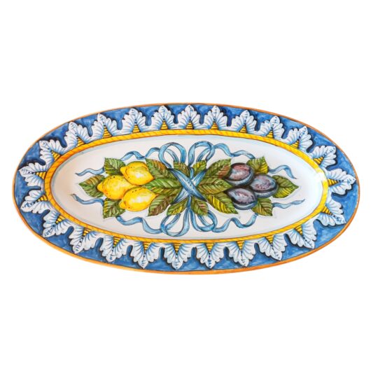 Vassoio pesciera - Decoro Nastri